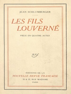 cover image of Les fils Louverné